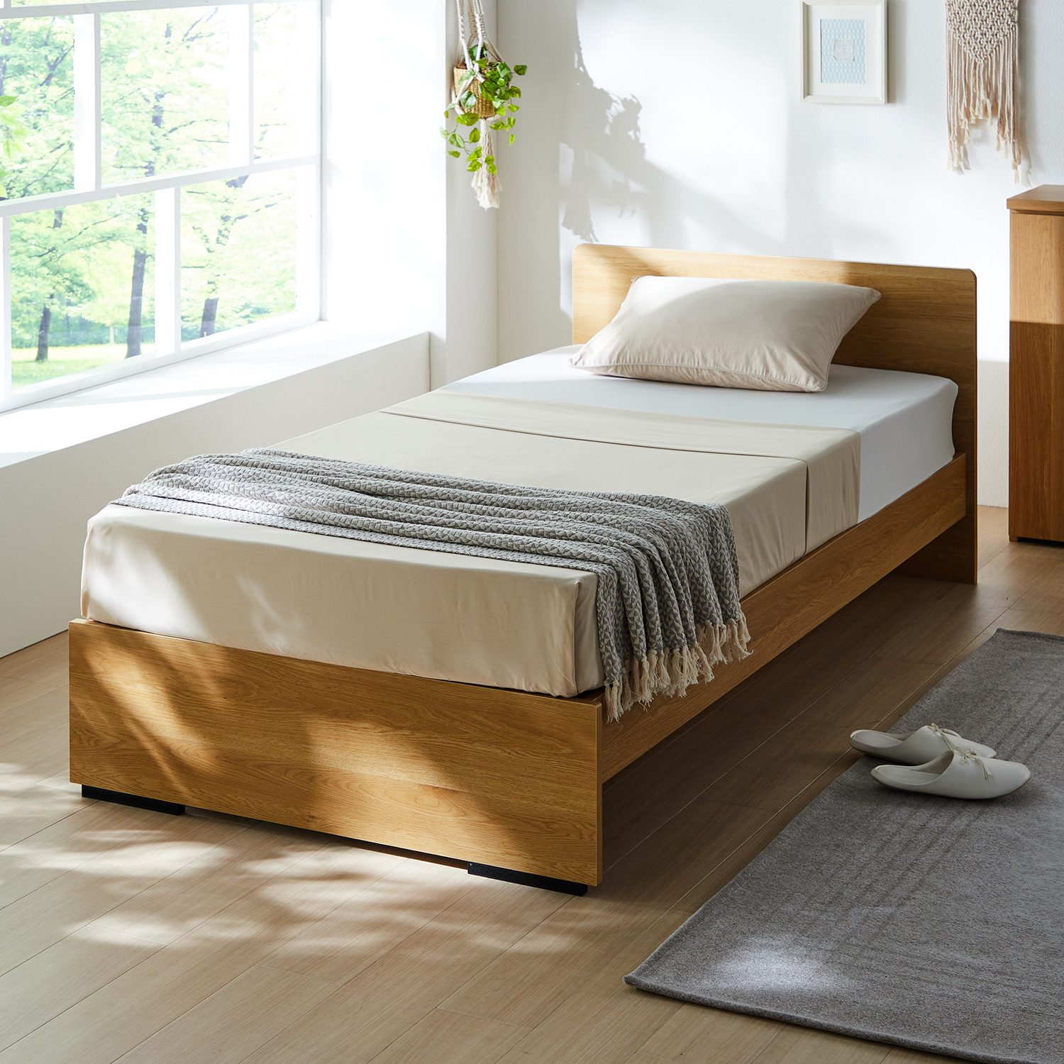 【ベルメゾン】工具不要の組立簡単シンプルベッド 【ベルメゾン】工具不要の組立簡単シンプルベッド