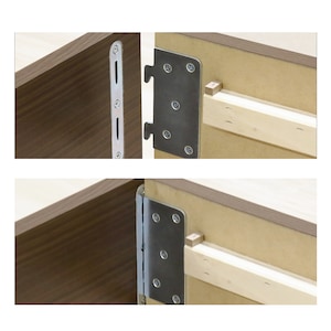 組立ては工具不要です。/ダークブラウン