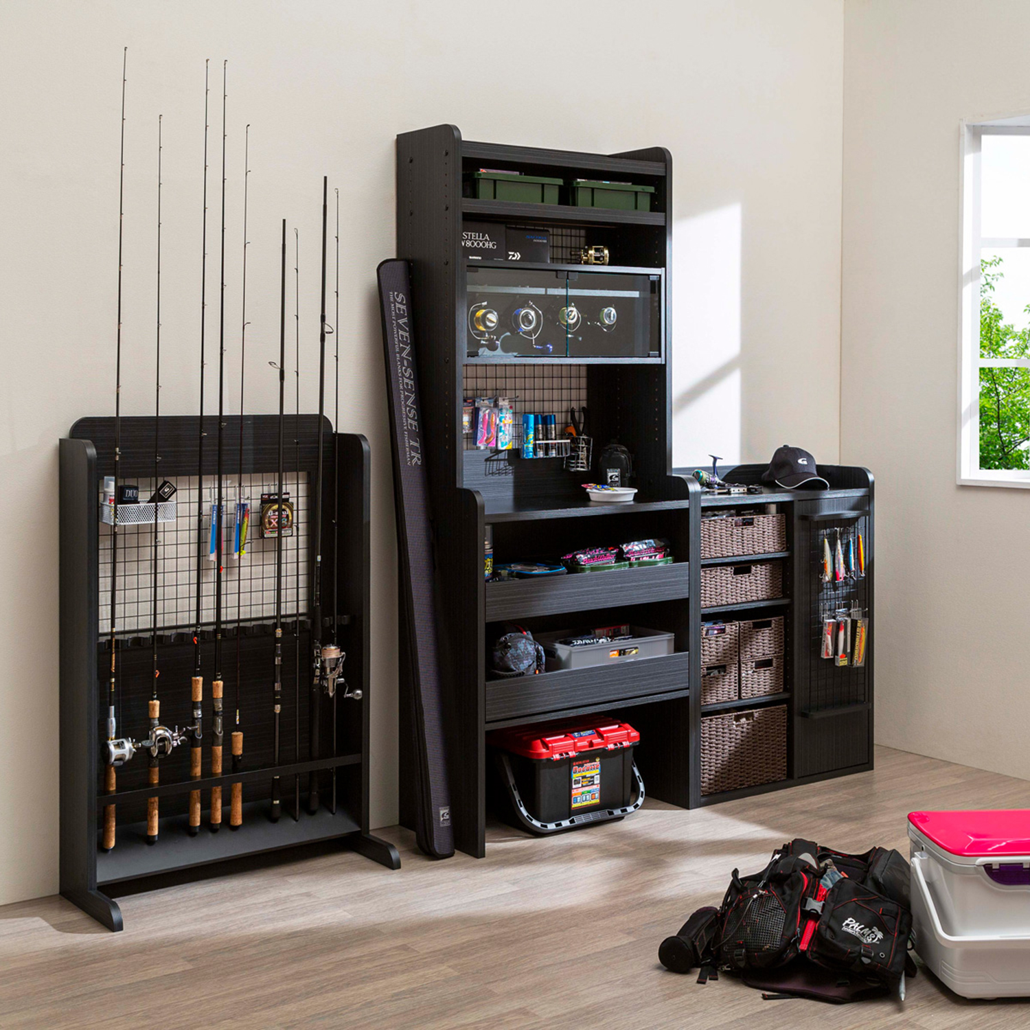 【ベルメゾン】釣り人のための収納家具