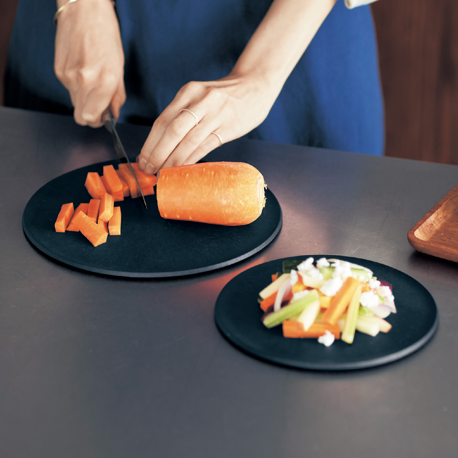 【ベルメゾン】カットしてそのまま出せるまな板 チョップレート[日本製] 【食洗機/電子レンジ対応】