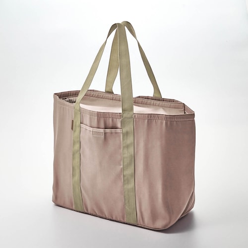 【12月6日までタイムセール】 シンプルデザインで自立する大容量お買い物バッグ