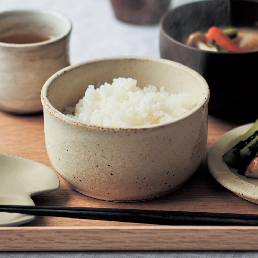 【ベルメゾン】スタッキングできる一合おひつ美濃焼[日本製]