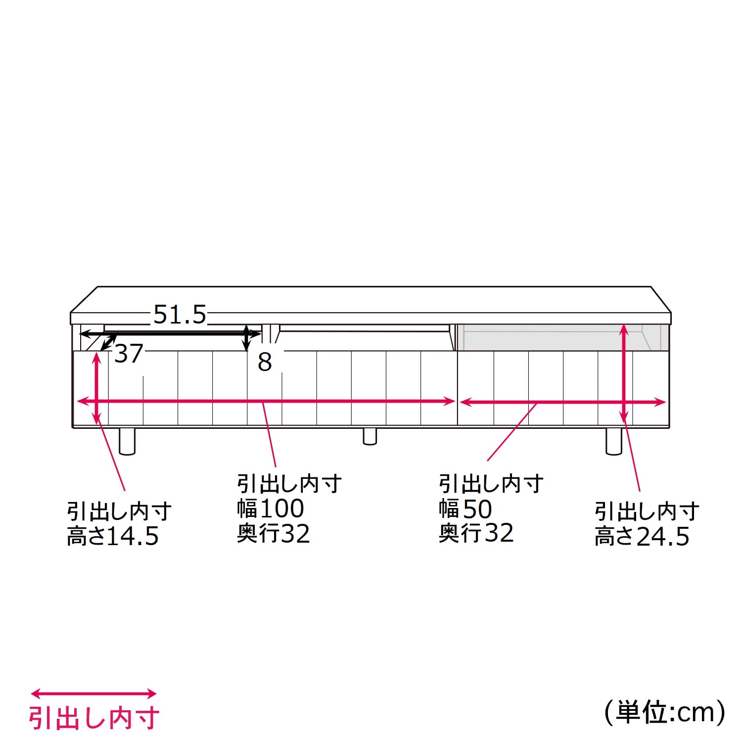 オーク材の木感が楽しめるテレビ台(幅169cm)［日本製］（テレビ台