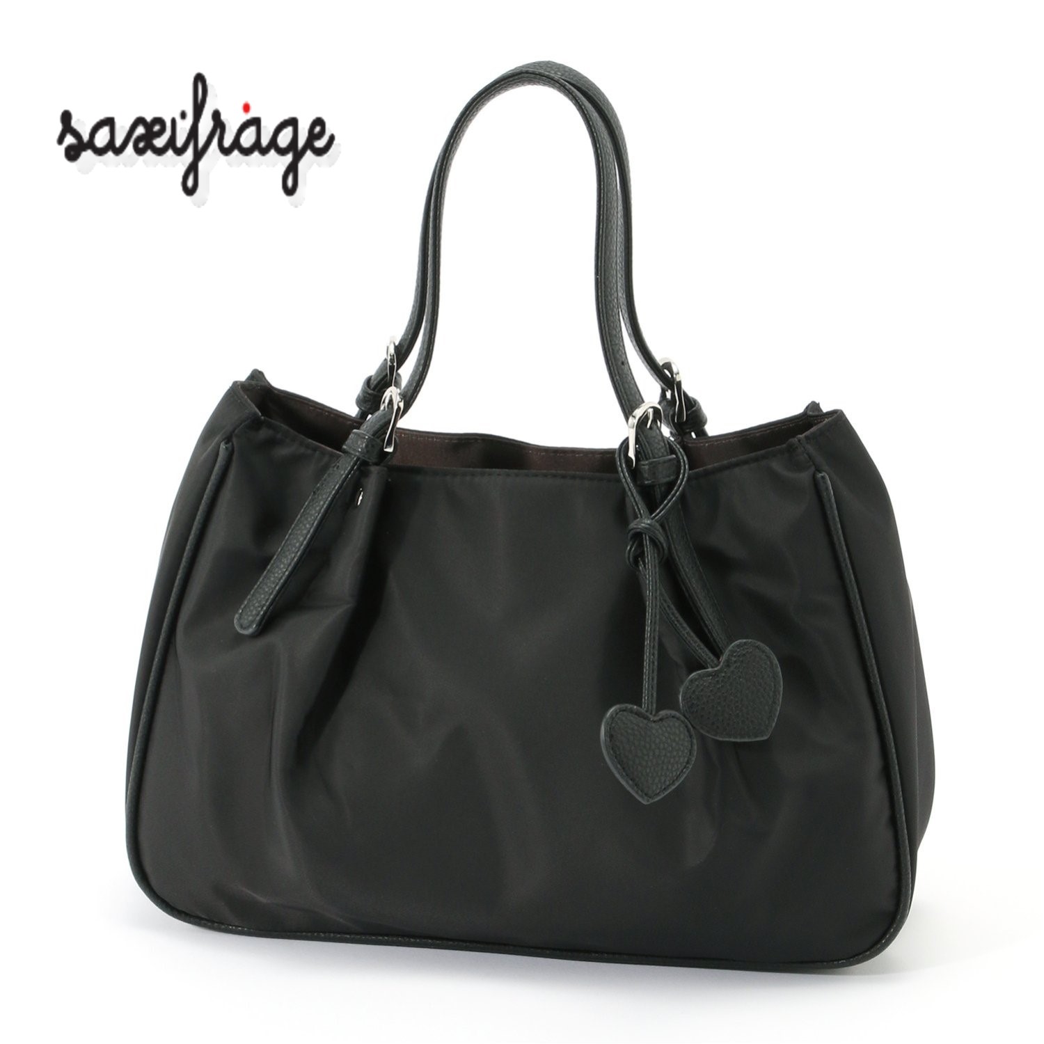 【サクシフラージュ/saxifrage】ナイロン手提げバッグ[軽量][はっ水加工]