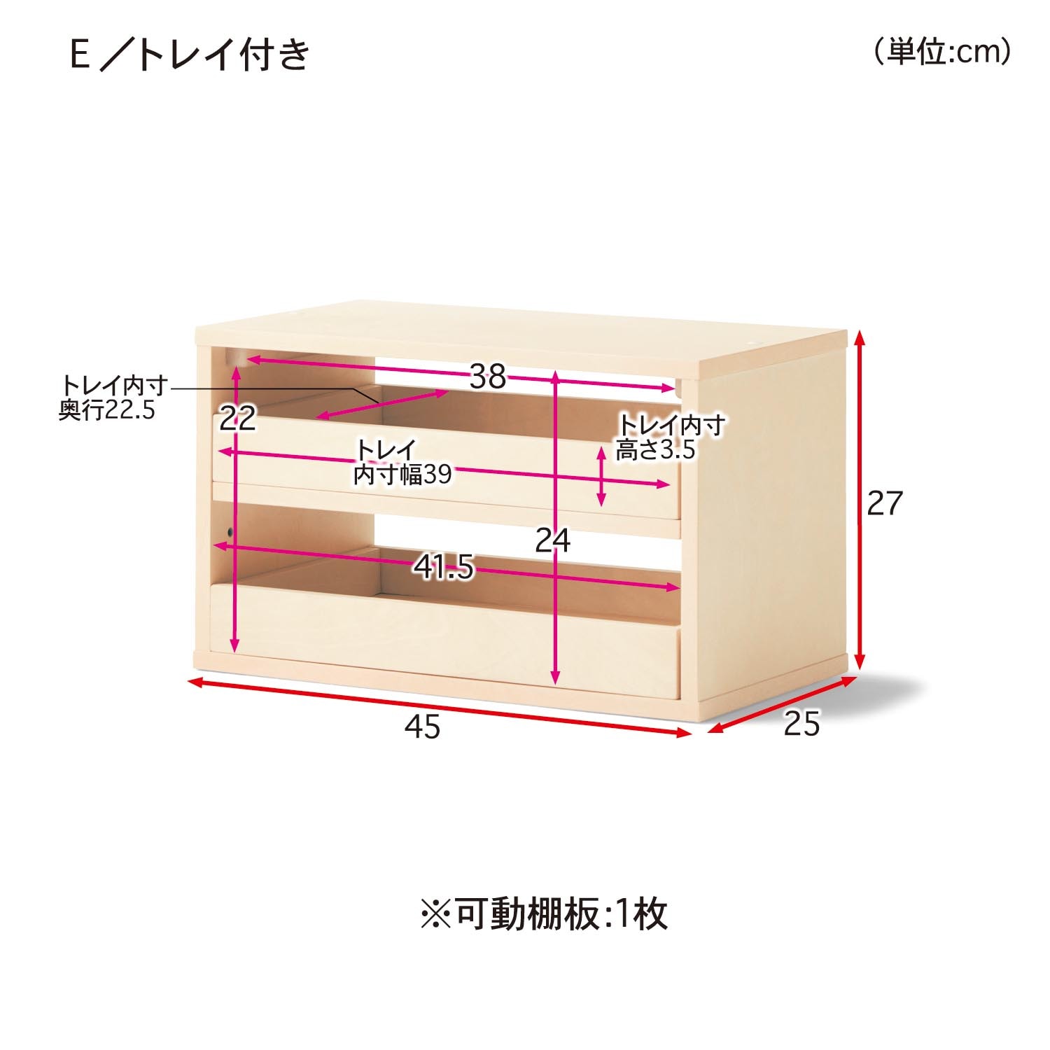 組み合わせて使えるカウンター上ユニットボックス（キッチンカウンター