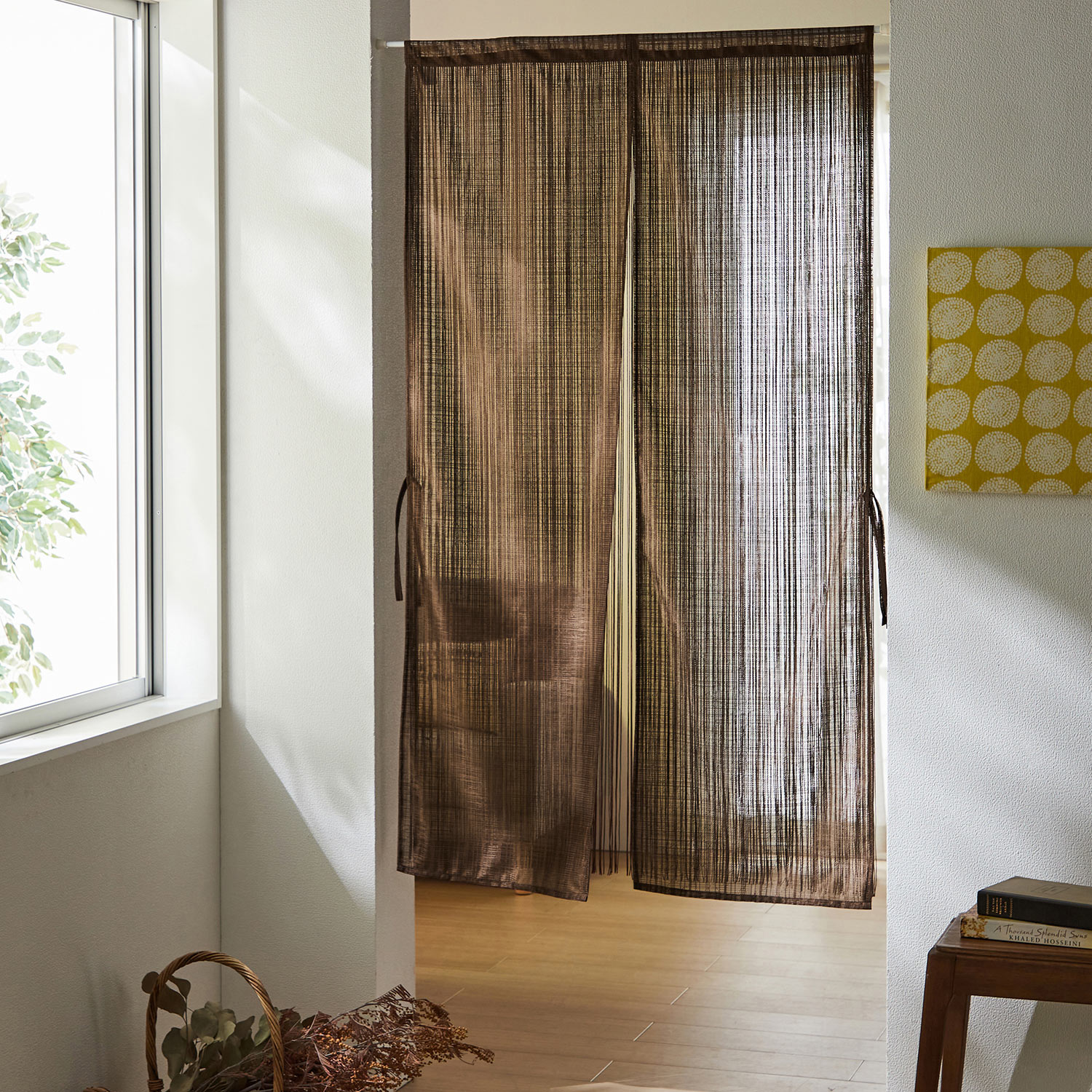 【ベルメゾン】ランダムレースのレイヤード2重のれん 【日本製】 【ベルメゾン】ランダムレースのレイヤード2重のれん 【日本製】