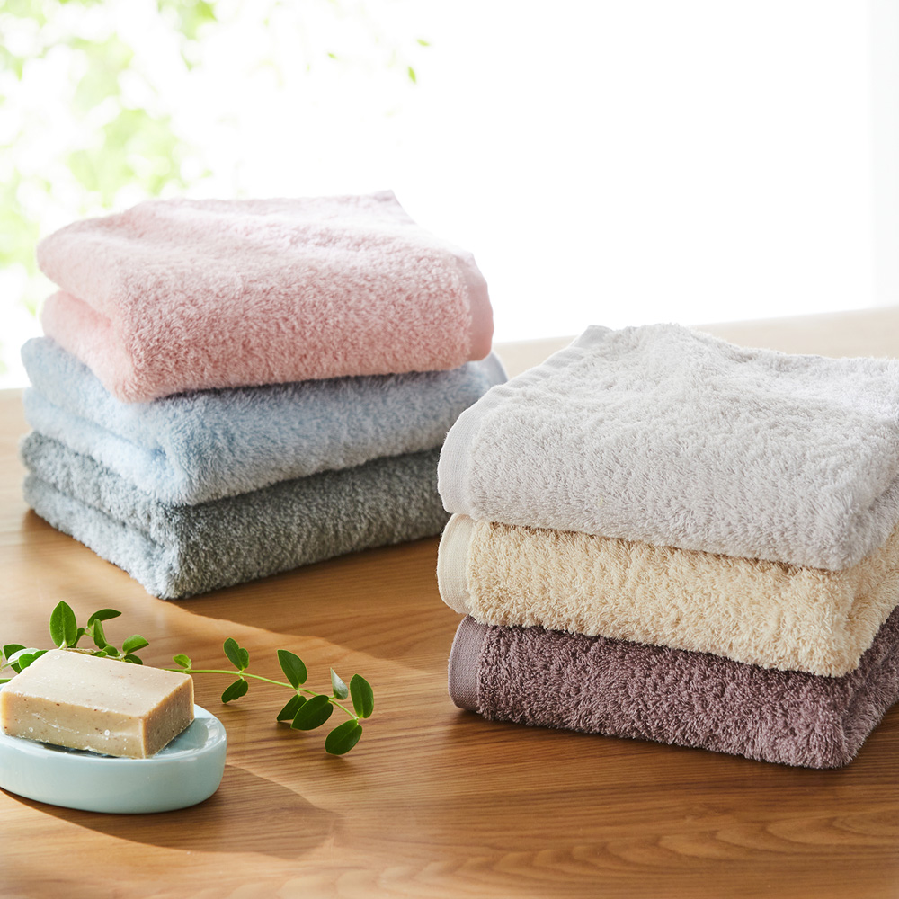 【ベルメゾン】洗濯脱水するだけですぐ乾くタオル