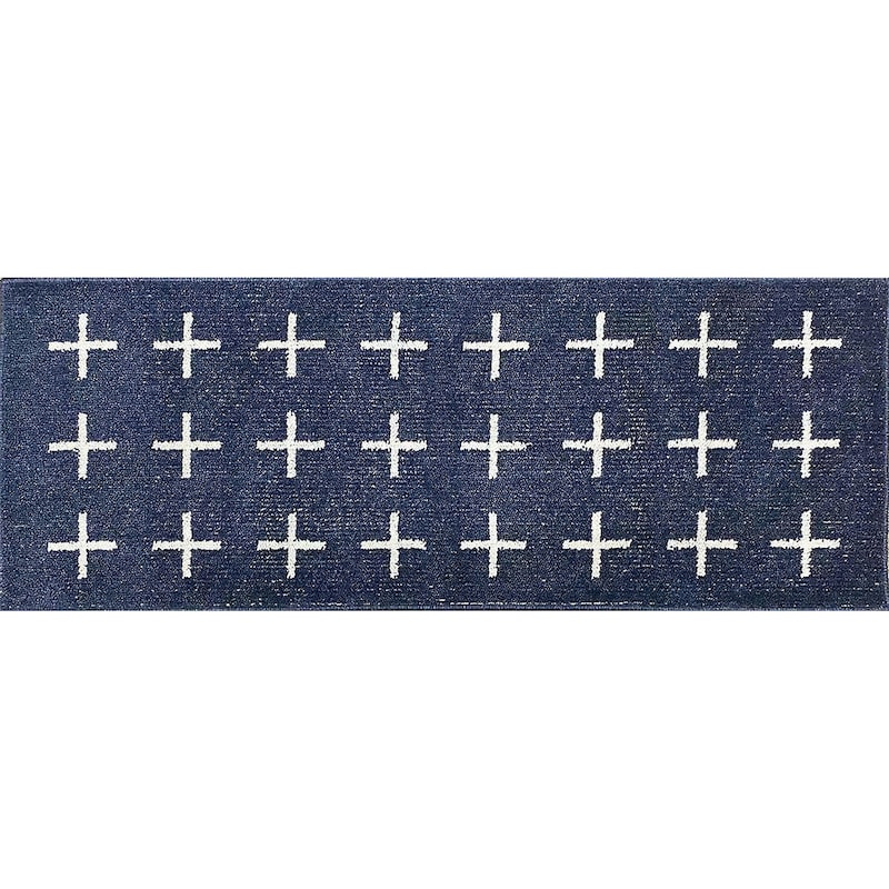 ネイビー/約45×120cm