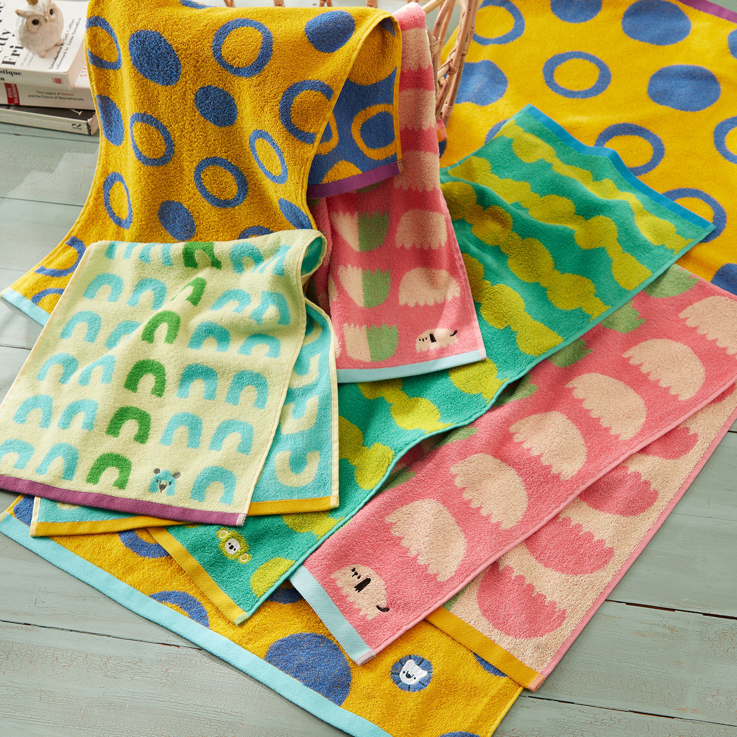 【ベルメゾン】トイトイのカラフルタオル