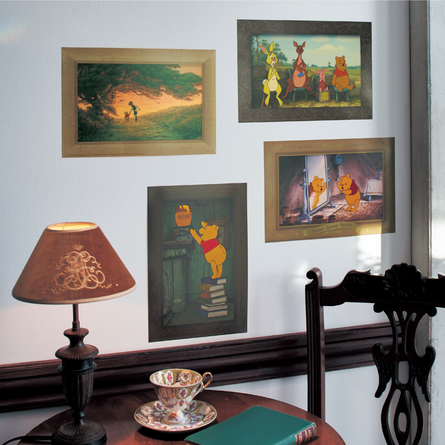 絵画のようなインテリアシール 4柄セット くまのプーさん ディズニー Disney 通販のベルメゾンネット 絵画のようなインテリアシール 4柄セット くまのプーさん ディズニー Disney 通販のベルメゾンネット