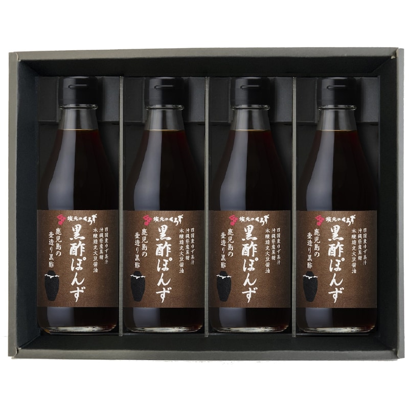 黒酢ぽんず３００ｍｌ×４本(坂元醸造)｜通販のベルメゾンネット