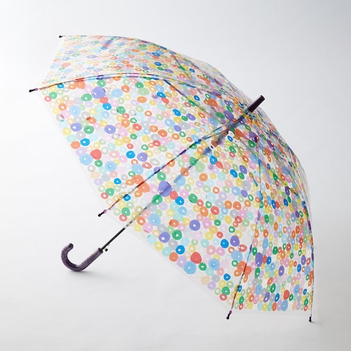 【ヘラルボニーコラボ】鮮やかな光差す透明傘