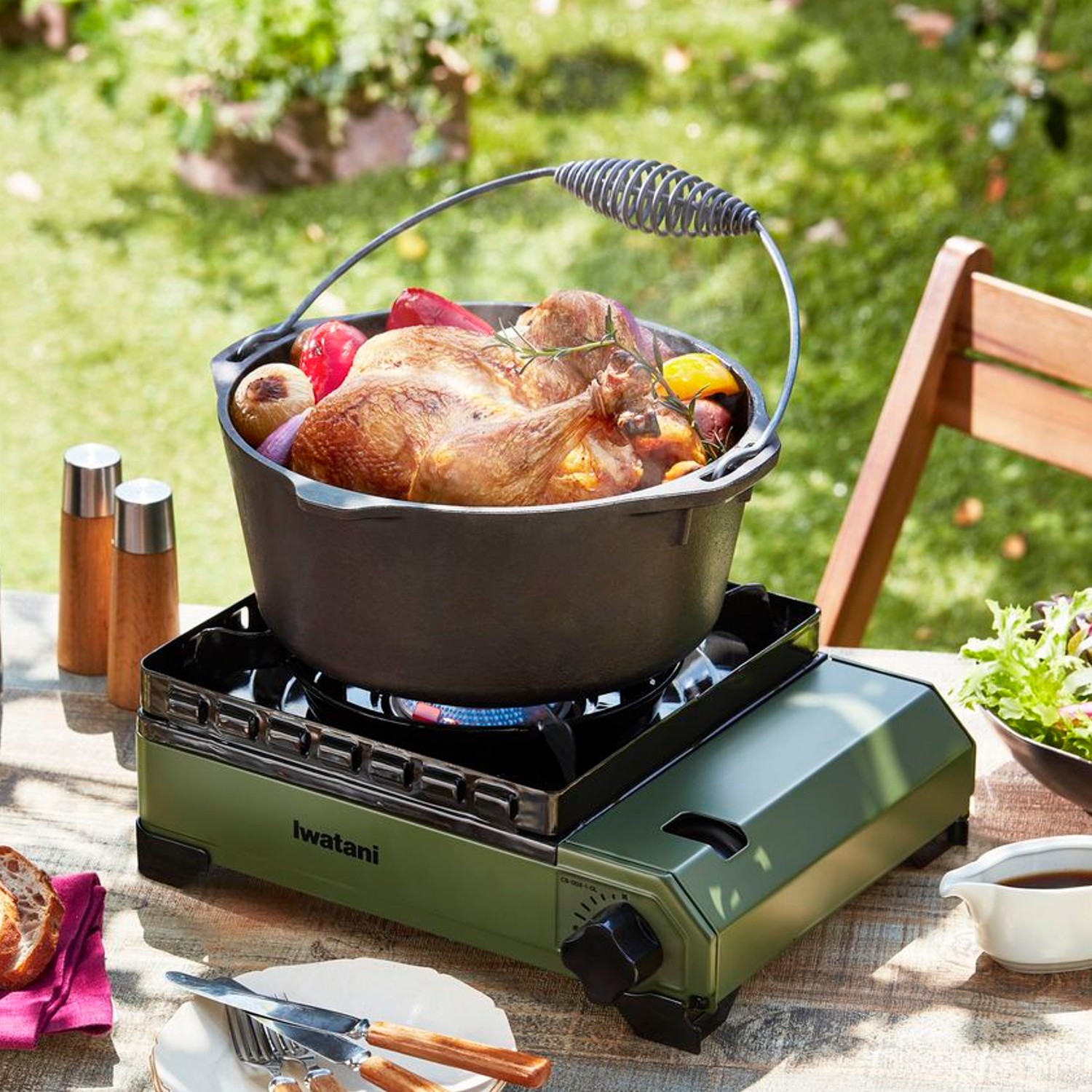 【ベルメゾン】専用キャリングケース付きアウトドアコンロ タフまる