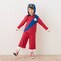 レッド／モデル身長：110.5cm、着用サイズ：110