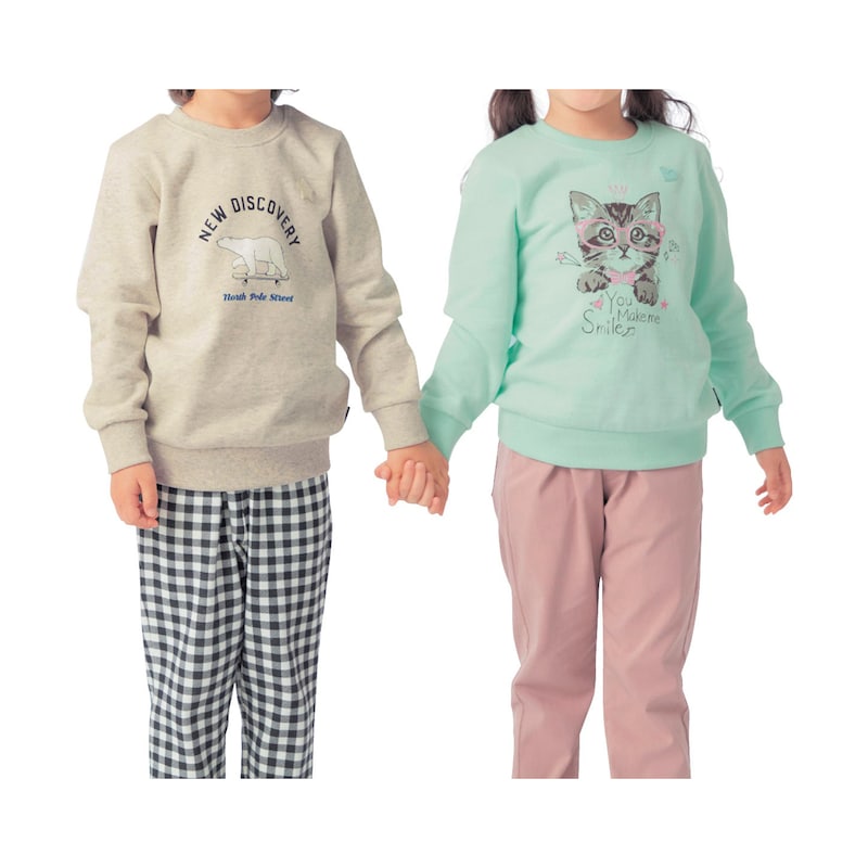モデル身長(cm)/サイズ　左：111/110、右：114/110