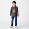 チャコール（ロケット）／モデル身長115.5cm・110サイズ着用