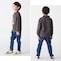 チャコール（ロケット）／モデル身長115.5cm・110サイズ着用