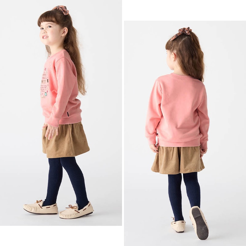 ピーチピンク（スイーツ）／モデル身長112cm・110サイズ着用