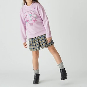 ラベンダー（お気に入りグッズ）／モデル身長129cm・130サイズ着用