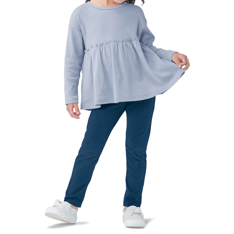 ドロップショルダー長袖ギャザーTシャツ【子供服】【女の子】の通販｜ベルメゾン(ジータ/GITA)｜通販のベルメゾンネット