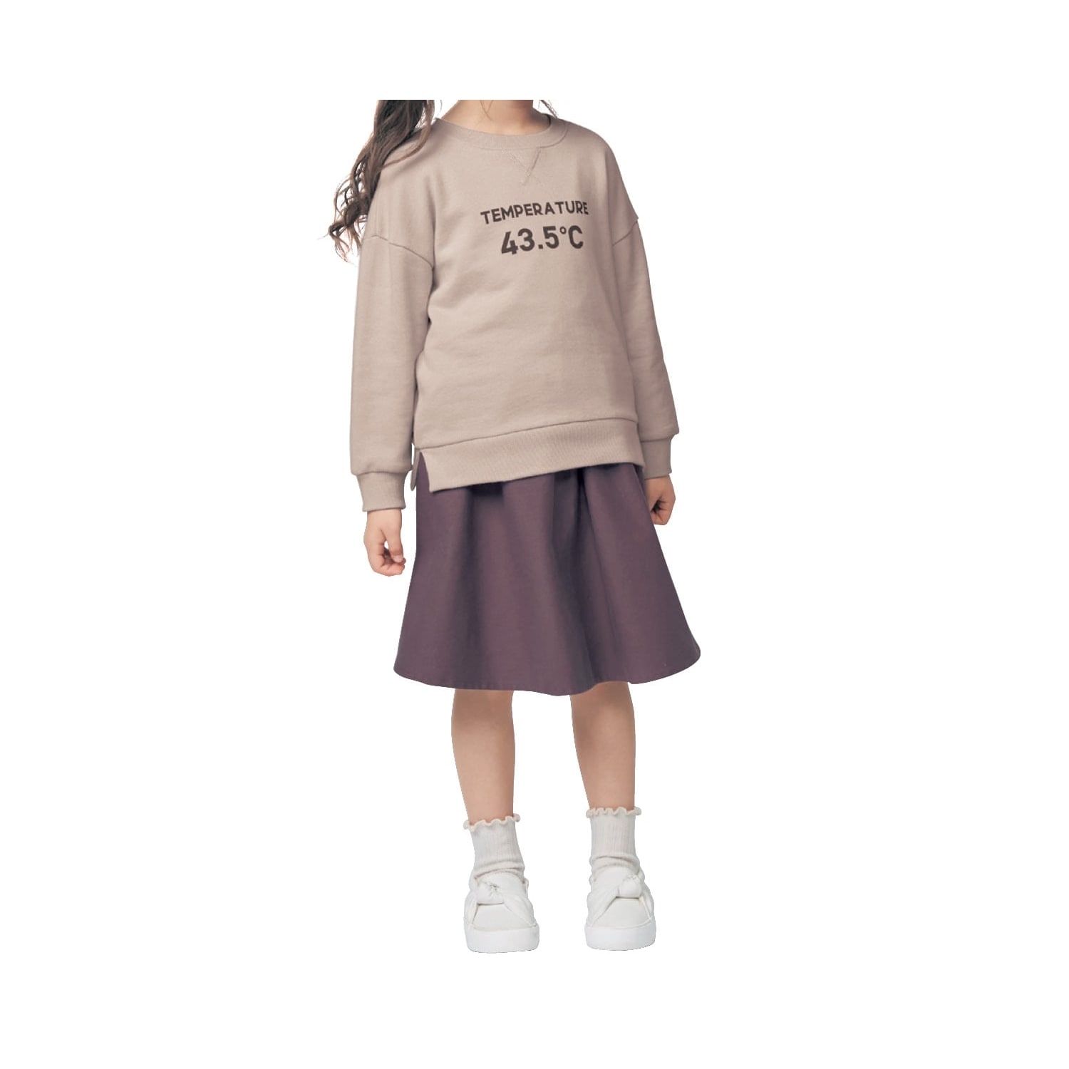キッズ 女の子 子供服 カーキ スカート ナチュラル ベルメゾン GITA
