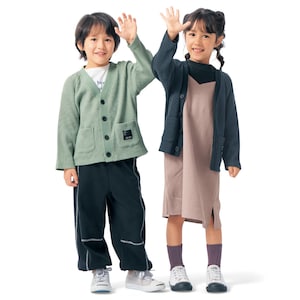 左)スモーキーグリーン／109cm・110、右)スミクロ／110cm・110