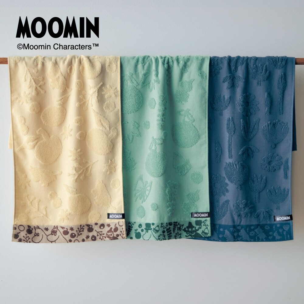 【ムーミン/MOOMIN】ジャカードぽこぽこタオル 「ムーミン」