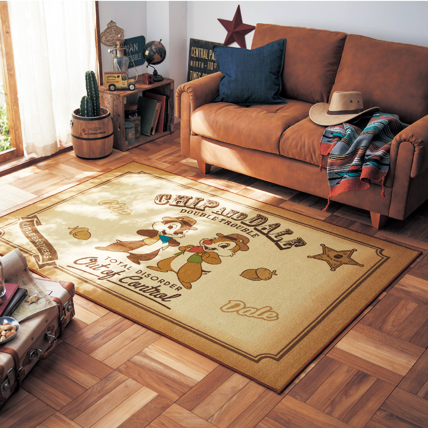 ヴィンテージ風プリントラグ チップ デール ディズニー Disney 通販のベルメゾンネット ヴィンテージ風プリントラグ チップ デール ディズニー Disney 通販のベルメゾンネット