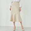 【ベルメゾン】日本製へリンボン裾切替スカート