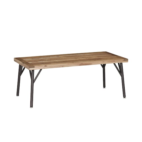 【4月3日まで大型商品送料無料】 古材調デザインのローテーブル