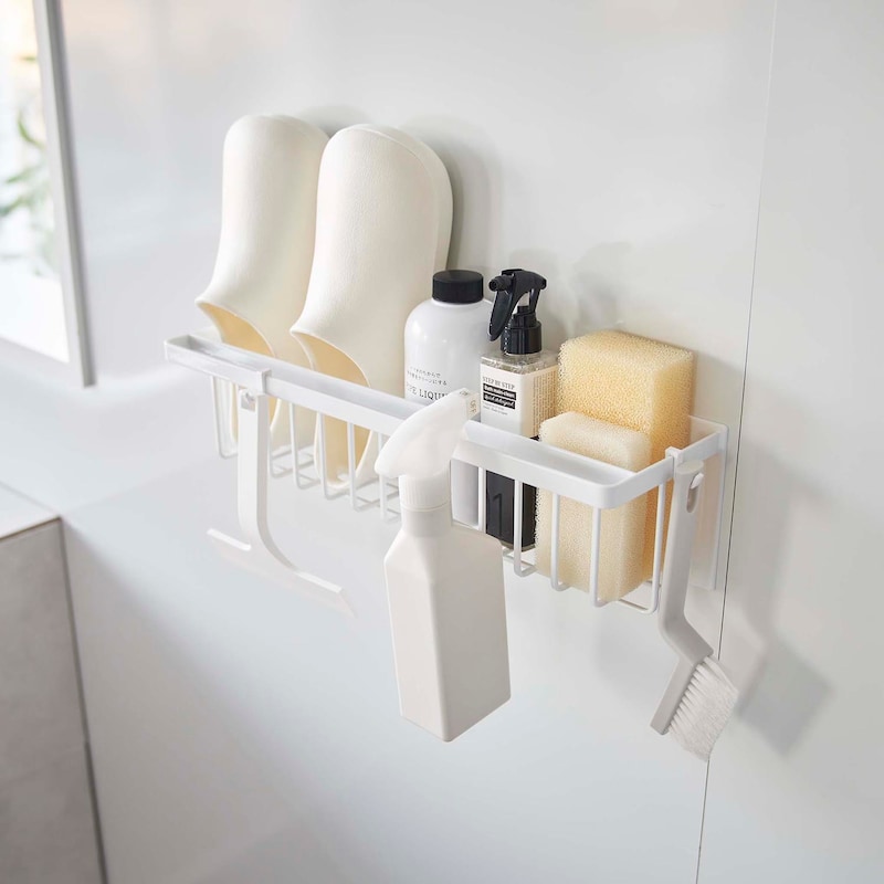 ワイド／小物を掛けられる便利なフック付き