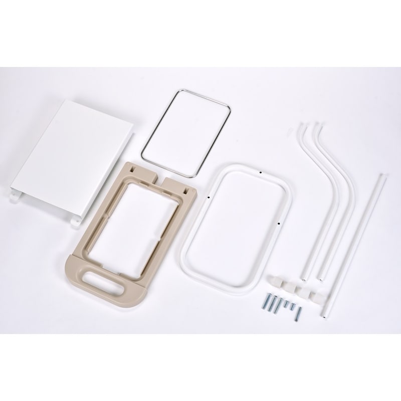 組み立て前パーツ/ホワイト×ライトベージュ