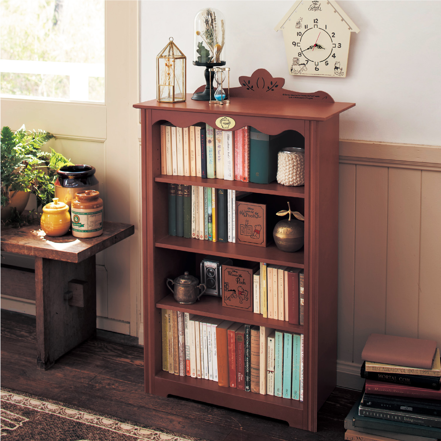 飾り板付き本棚 くまのプーさん ディズニー Disney 通販のベルメゾンネット 飾り板付き本棚 くまのプーさん ディズニー Disney 通販のベルメゾンネット