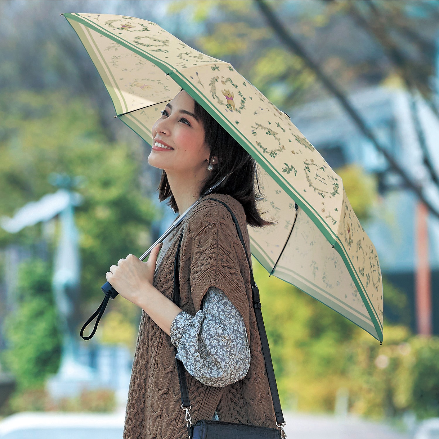 新品未使用 東京ディズニーリゾート 実写 旧フェイス 折り畳み傘 晴雨