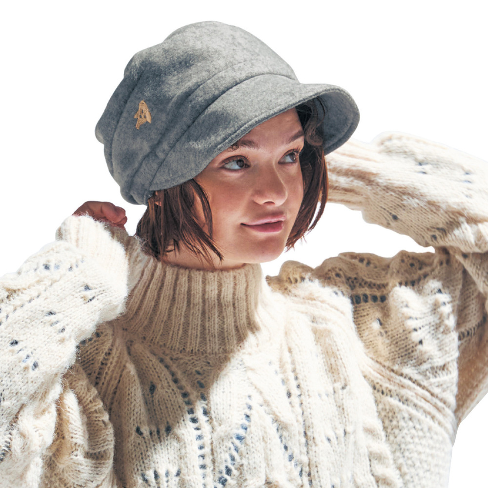 【ミニラボ/mini labo】内側フェイクファー使いのキャスケット/コトリ 「ミニラボ」