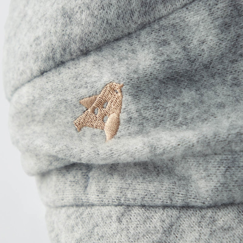 柄アップ／ライトグレー