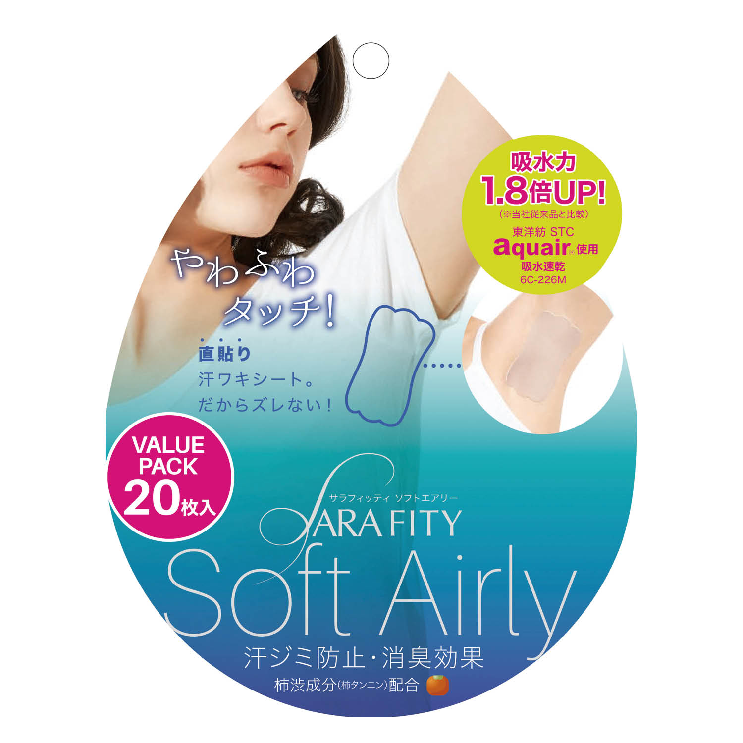 サラフィッティ ソフトエアリー (汗ワキシート) サラフィッティ ソフトエアリー (汗ワキシート)