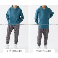 サイズ別着用比較／モデル身長111cm