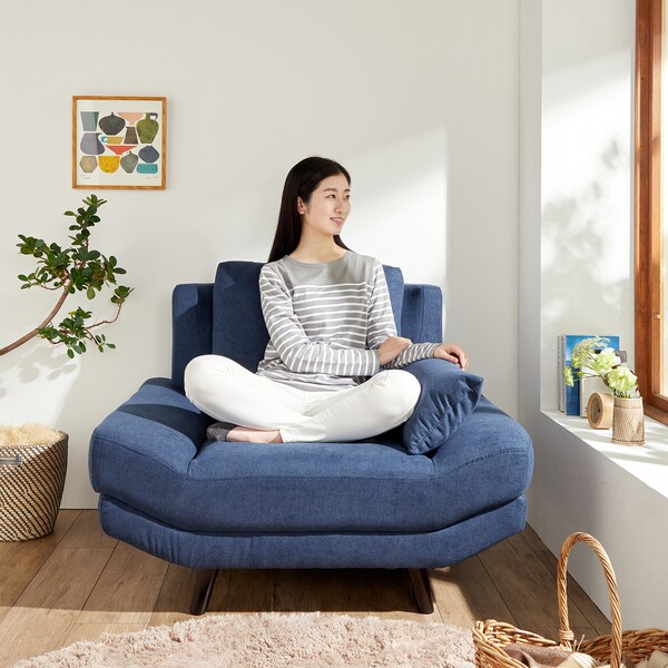 【ベルメゾン】あぐらがかけるソファー