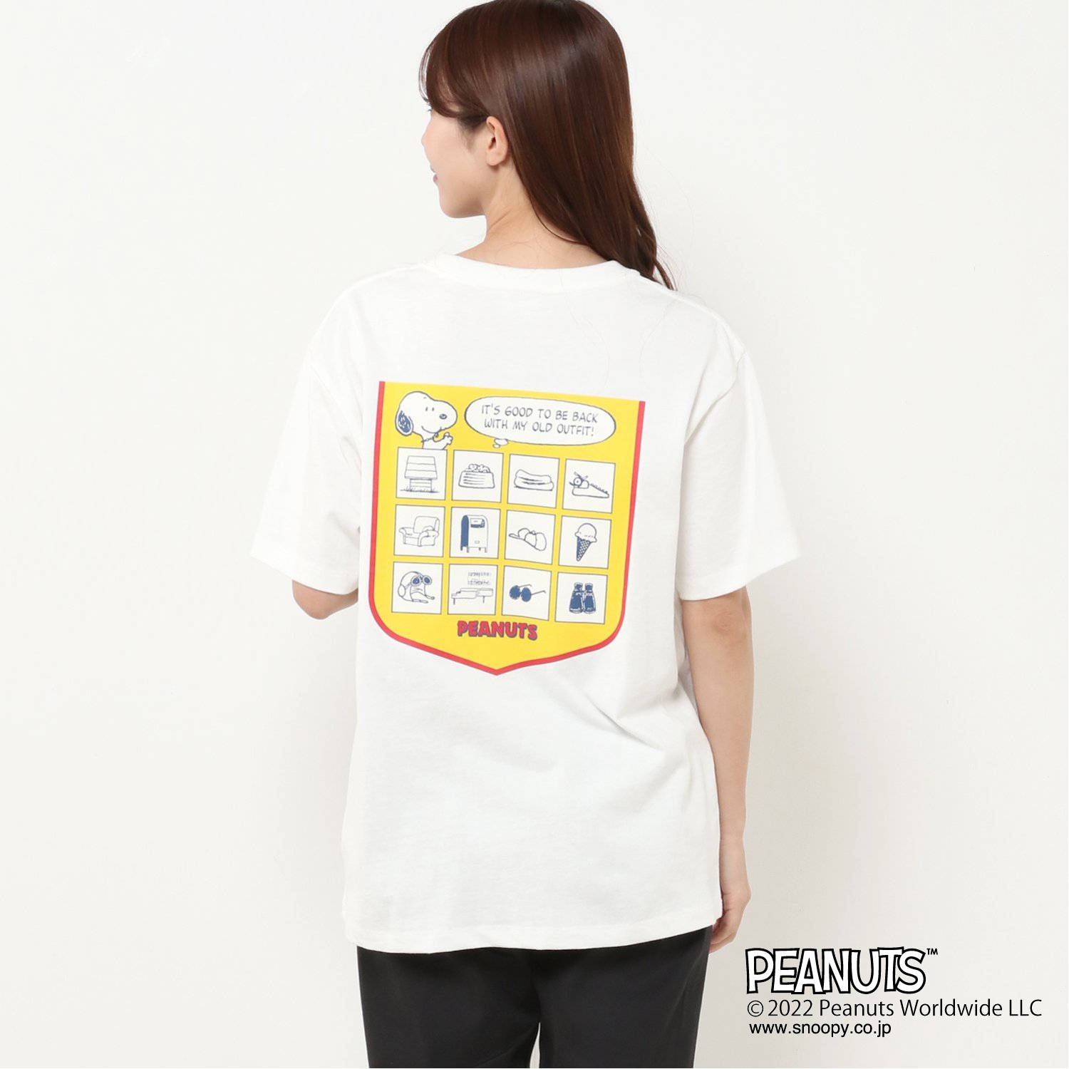 バックプリントTシャツ 【Lee】(ピーナッツ/PEANUTS)｜通販の