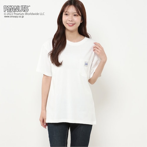 【Lee】PEANUTSバックプリントTシャツ