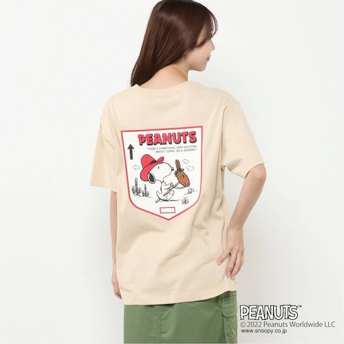 【Lee】PEANUTSバックプリントTシャツ
