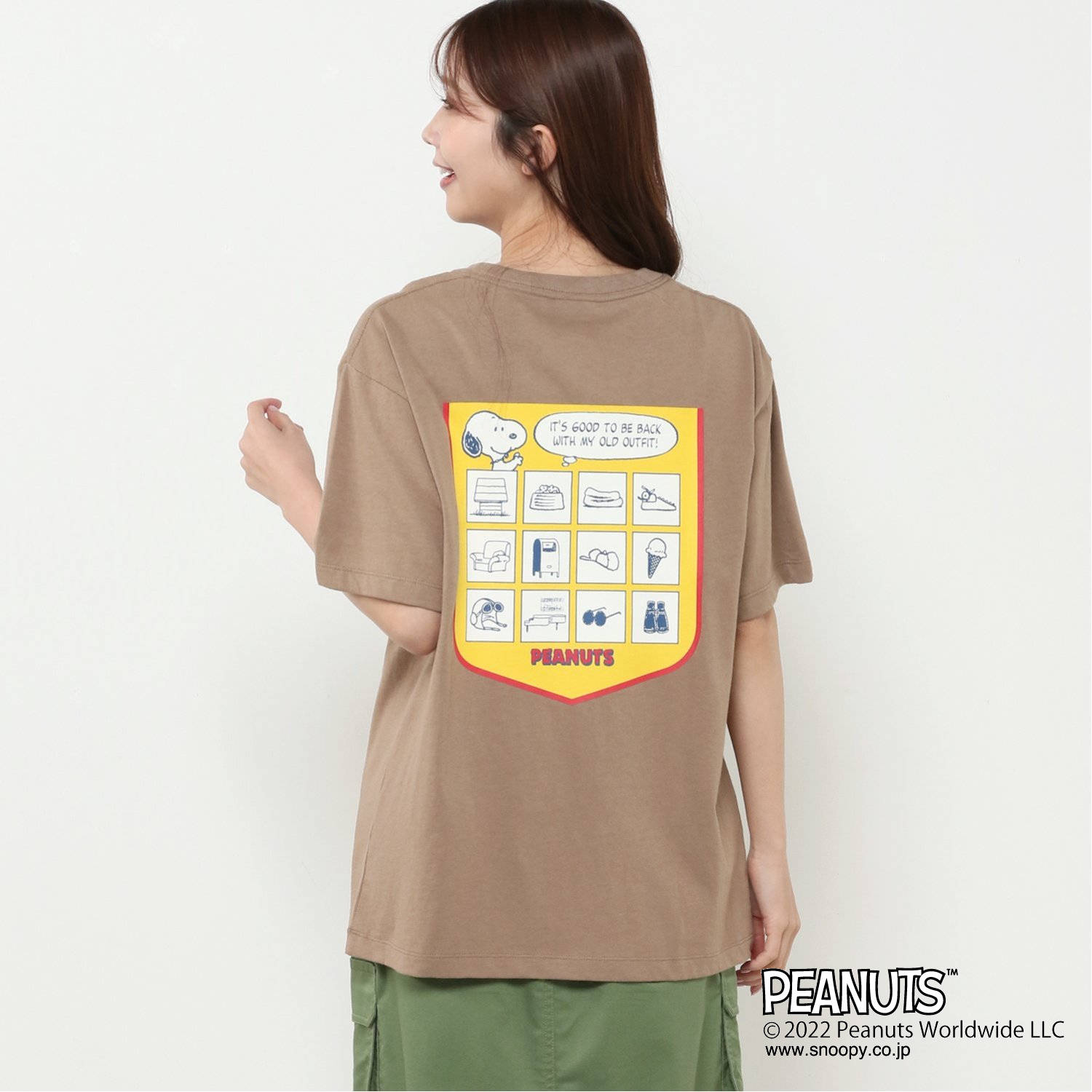 バックプリントTシャツ 【Lee】(ピーナッツ/PEANUTS)｜通販の