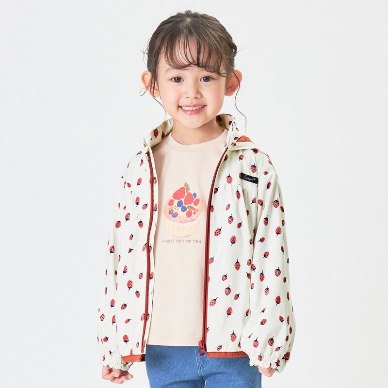 総柄ウィンドブレーカー 女の子 ベビー 子供服 セラフ Seraph 通販のベルメゾンネット