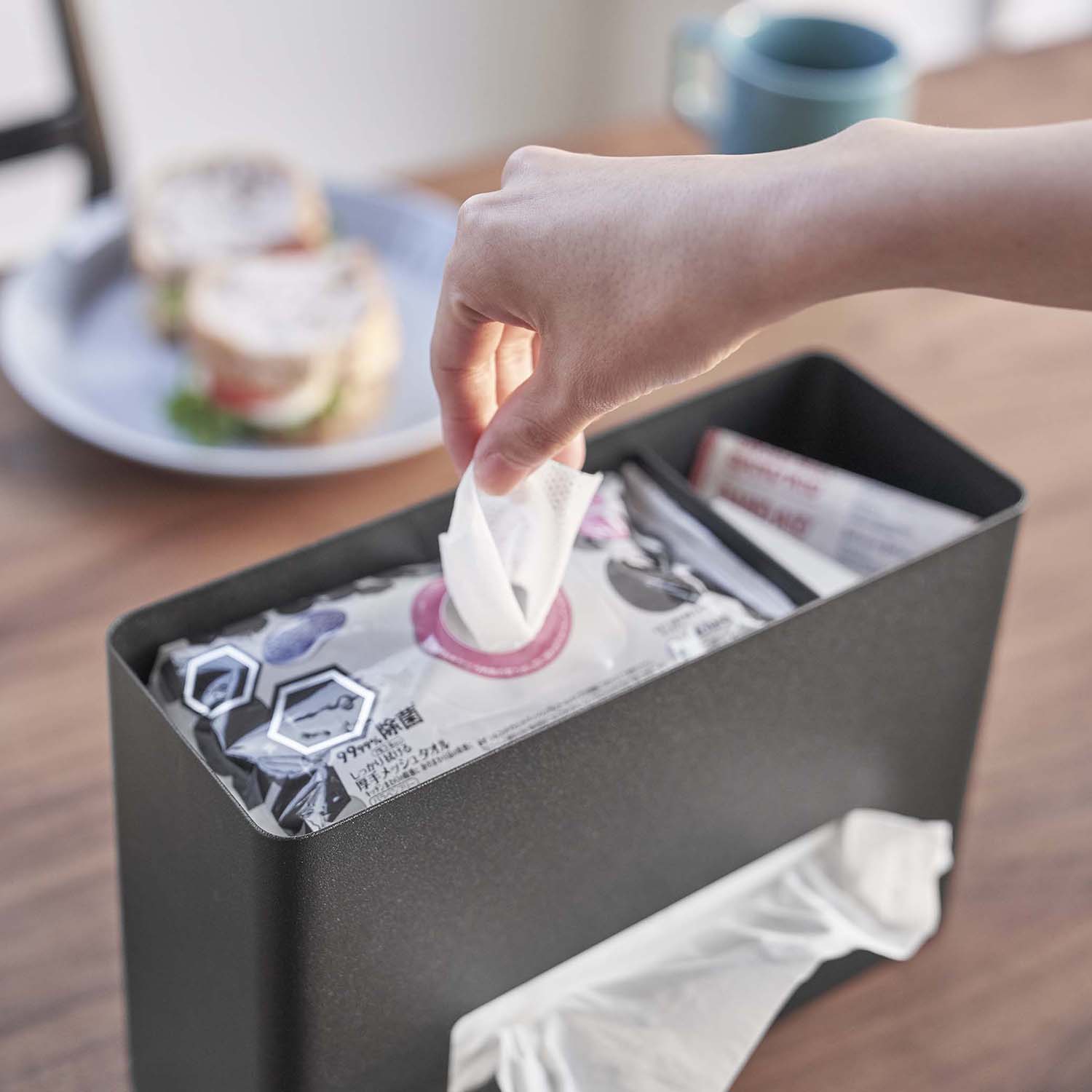 ティッシュ＆ウェットシートケース（ティッシュケース）｜(リン