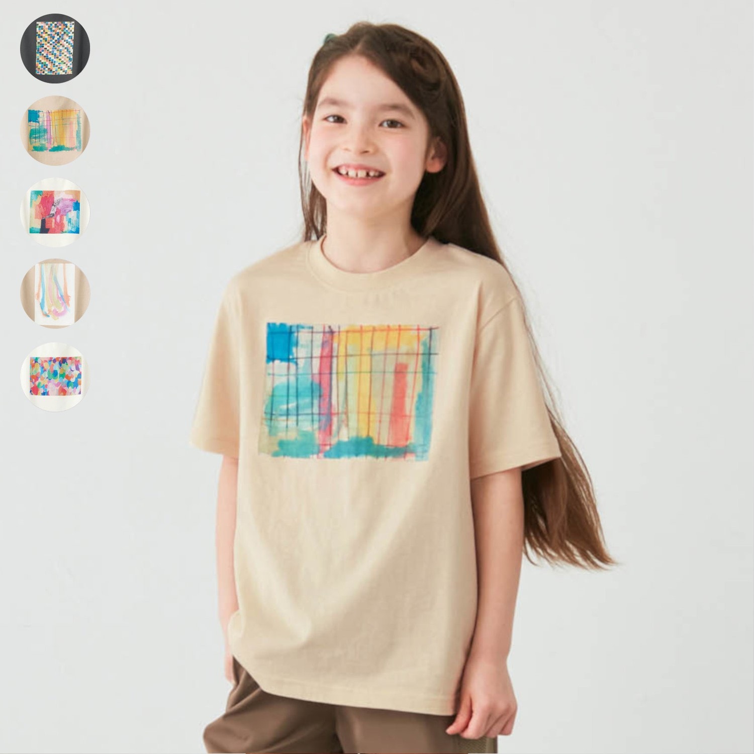 ヘラルボニーコラボ】綿100％アートキッズＴシャツ 【子供服