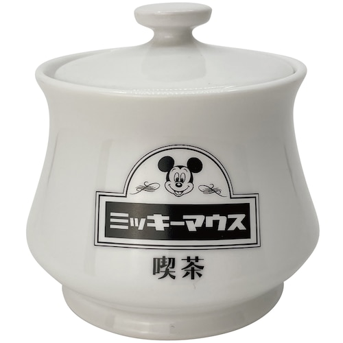 喫茶店にいるようなシュガーポット／ミルクピッチャー「ミッキーマウス」