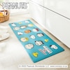 【ピーナッツ/PEANUTS】抗菌機能の拭けるキッチンマット「スヌーピー」