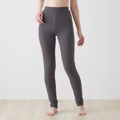 綿混あったかインナー・裏起毛十分丈レギンスレディース(超寒がりさん)