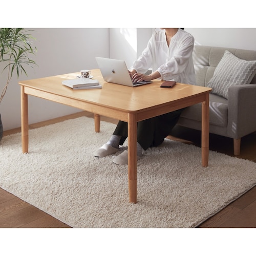 ダイニングテーブルとしても使えるこたつテーブル ＜幅120／150cm＞